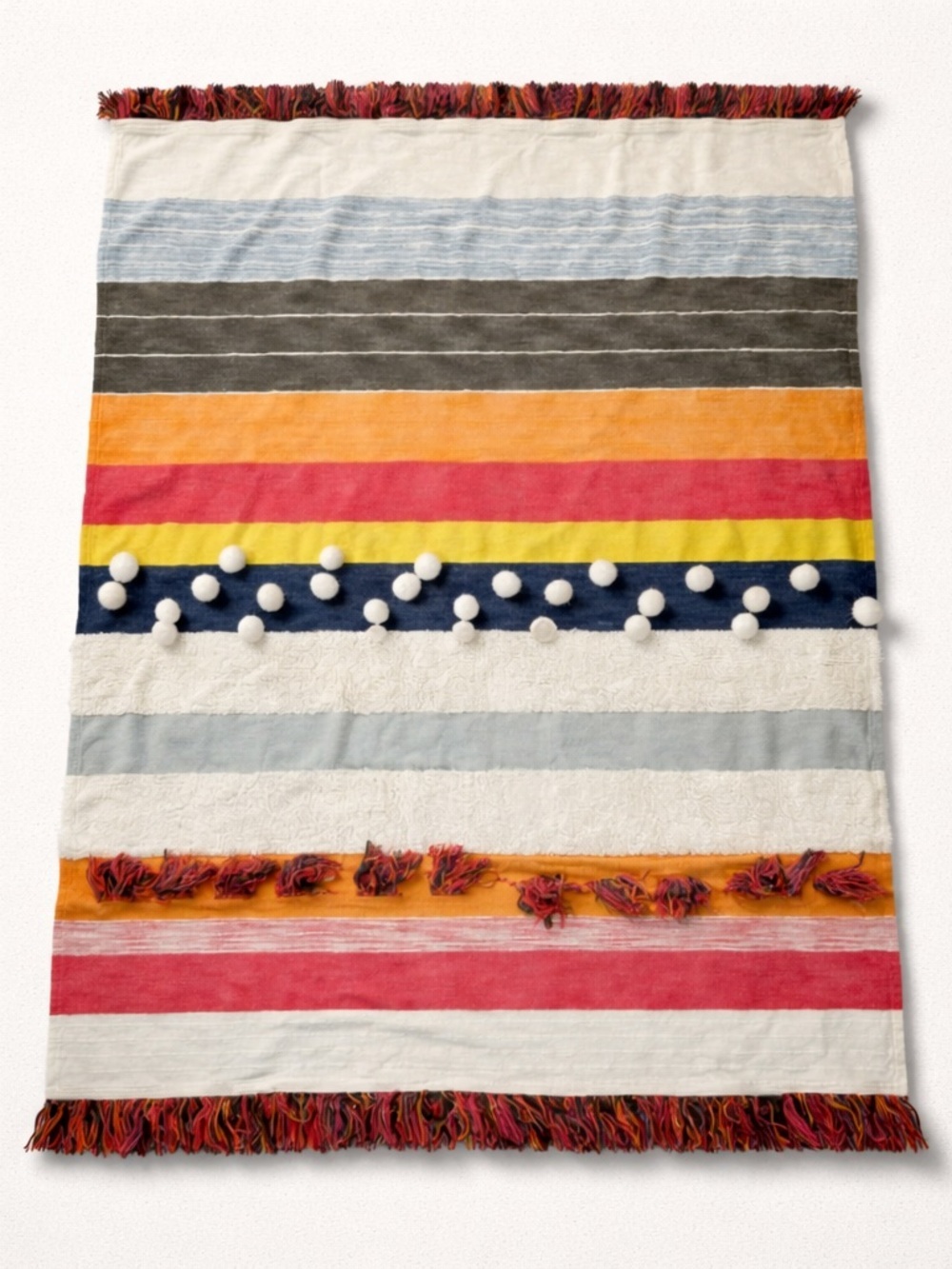 Beautiful Artistic Accent Carpet 100% Cotton